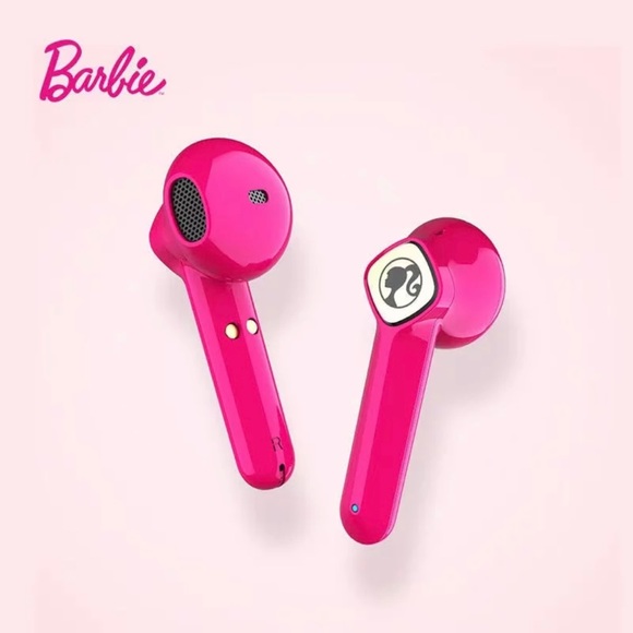 Hot Pink Barbie Earbuds Wireless Bluetooth - Picture 3 of 3